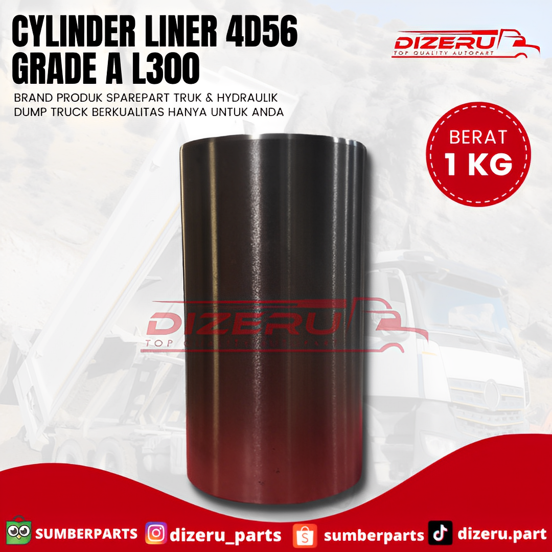 Cylinder Liner 4D56 Grade A L300